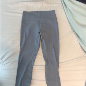 Lululemon align leggings 28” light blue chambray
